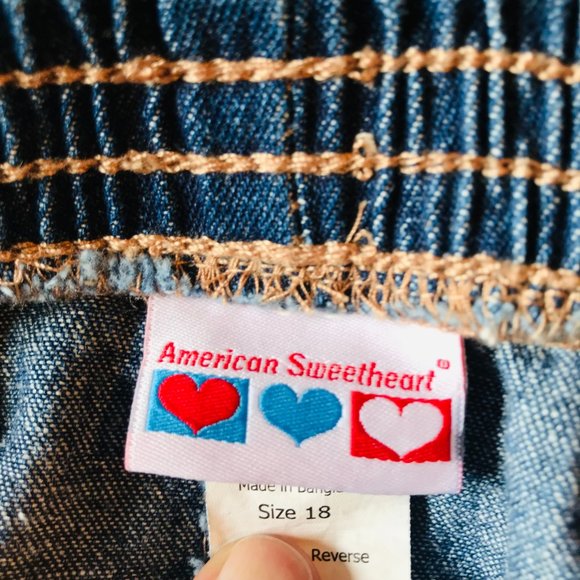 American Sweetheart Pull on Elastic waist Jeans Size 18 - Picture 3 of 8
